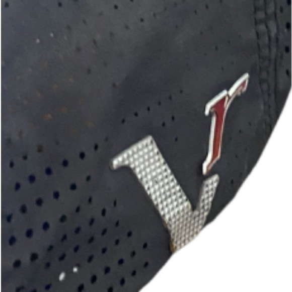 Nike Golf Hat Cap Black adjustable velcro strapback drift air vents white swoosh - Picture 11 of 11